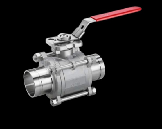 3-Piece Ball Valve – Grooved ends – PN63