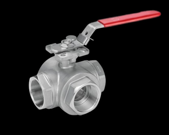 3-Way Ball Valve – Threaded – PN63