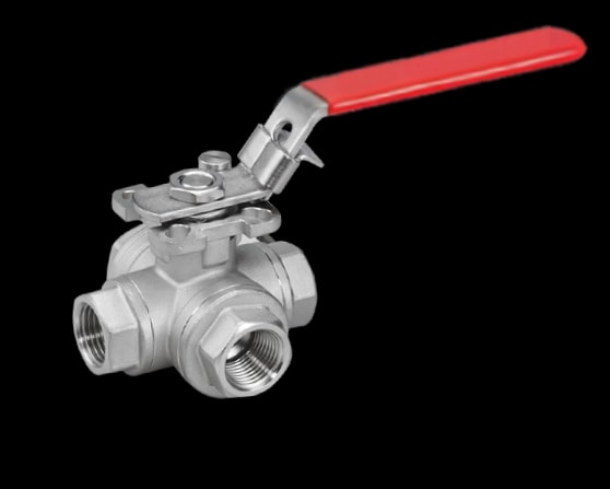 4-Way Ball Valve – Threaded – PN63