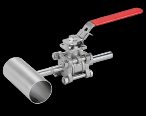 3-Piece Sampling Ball Valve