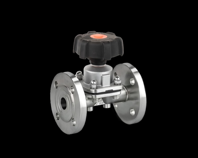 Sanitary Manual Diaphragm Valve – Flanged